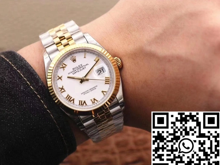 Dial White Datejust Rolex EW M126233-0029 Factory 1205